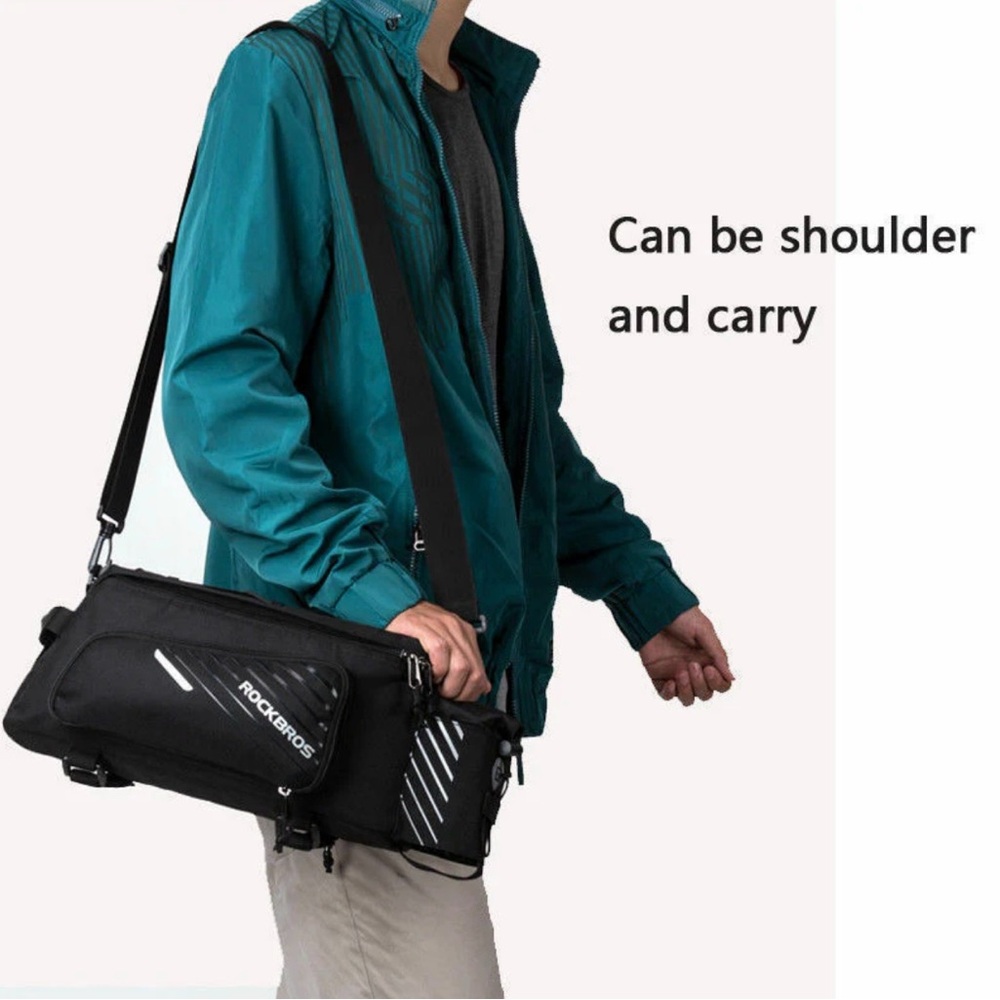 ROCKBROS Pro Bicycle Rear Rack
Bag with Extra Pockets - Picture 9 of 9